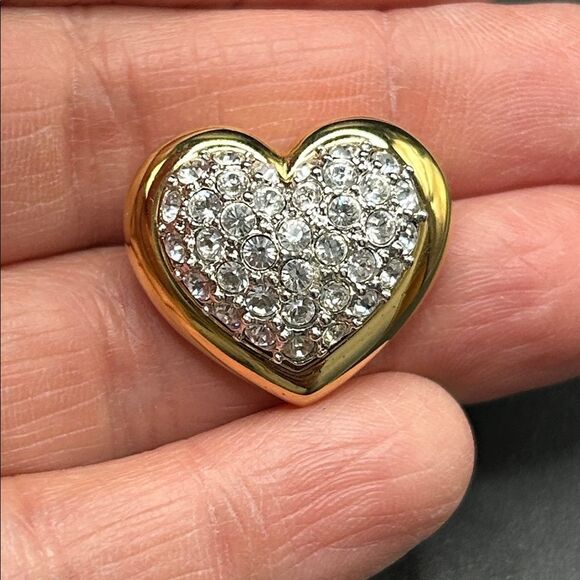 New in Box Swarovski Crystal Heart Pin Brooch - Picture 5 of 8